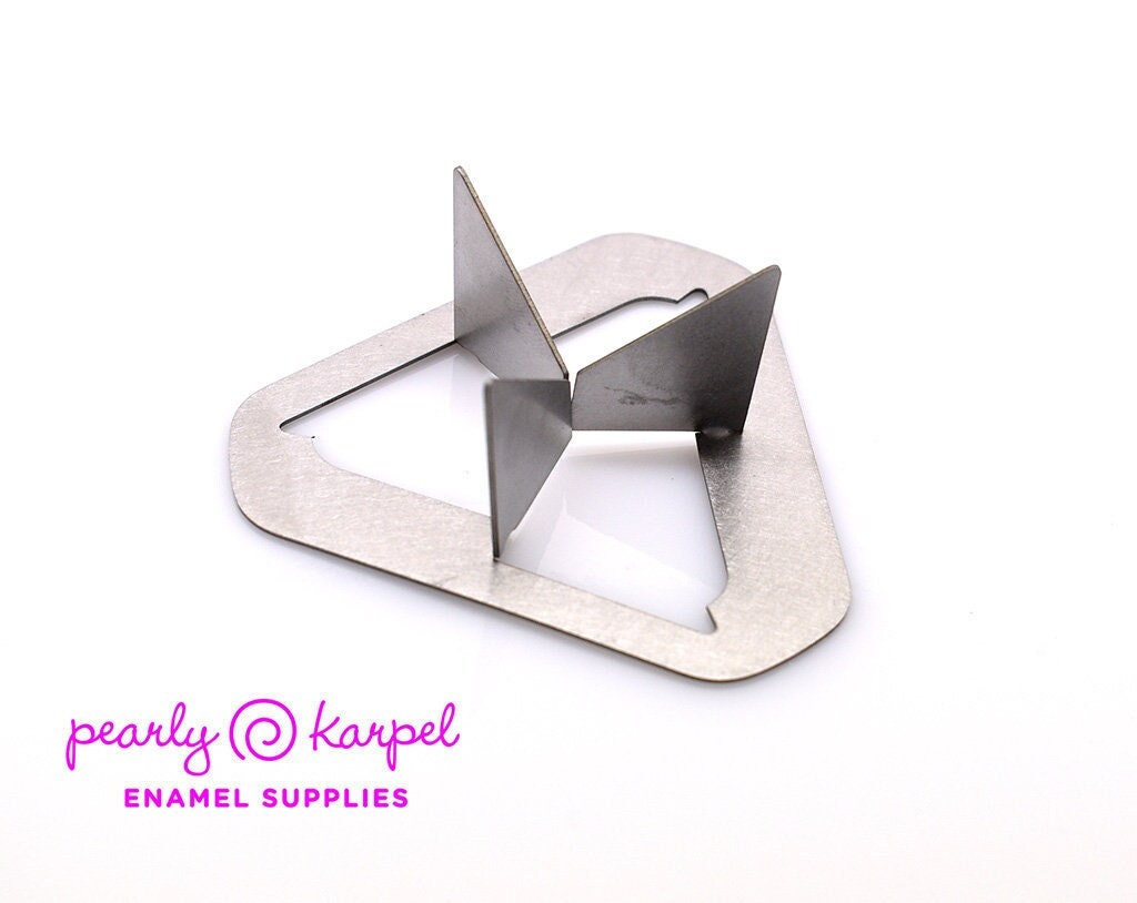 Enameling Supplies 3 Points Enameling Trivet for Torch Firing - 3" Diameter, 1" Height