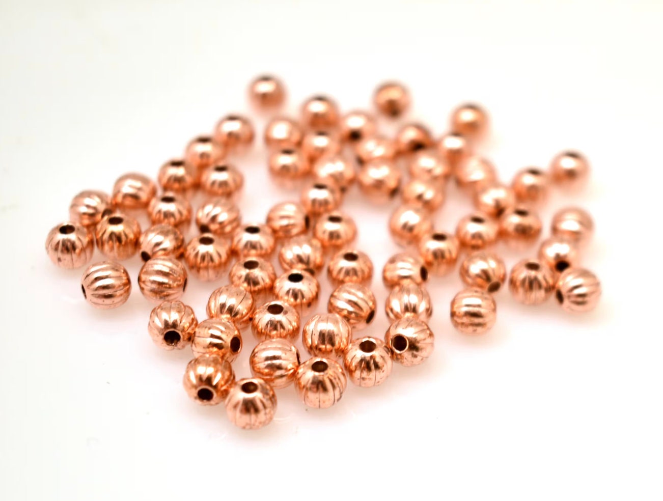 Copper Blanks - 187# Solid Raw Copper beads for enameling 3mm, 6mm, 7mm, 8mm