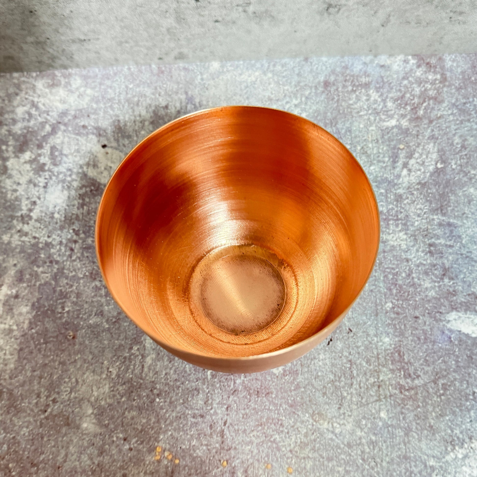Copper Blanks - Raw Copper Solid Bowl #3 size 90mm diameter\3.5" 20ga - 0.8mm thickness, height 2.5 in