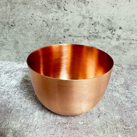 Copper Blanks - Raw Copper Solid Bowl #3 size 90mm diameter\3.5" 20ga - 0.8mm thickness, height 2.5 in
