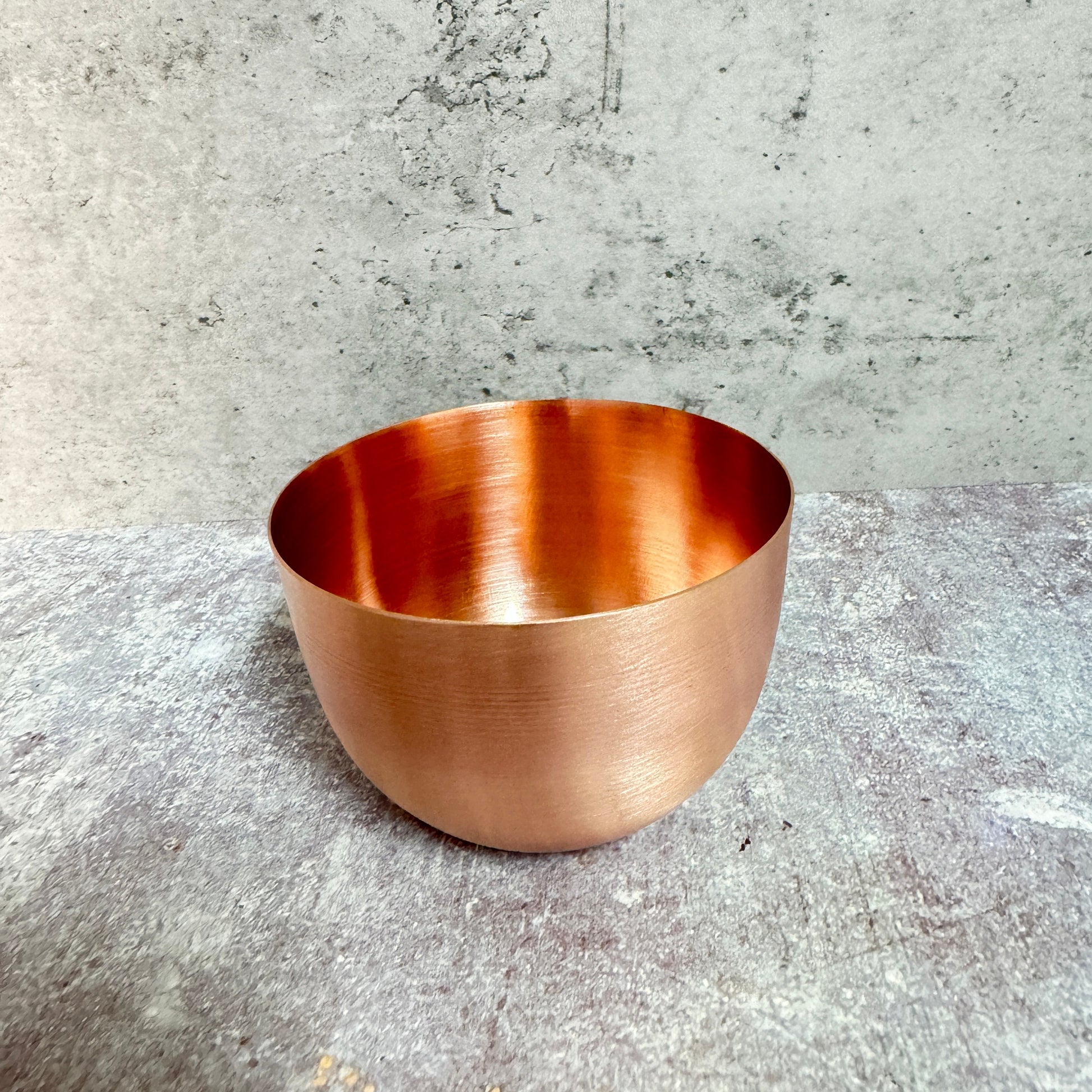 Copper Blanks - Raw Copper Solid Bowl #3 size 90mm diameter\3.5" 20ga - 0.8mm thickness, height 2.5 in