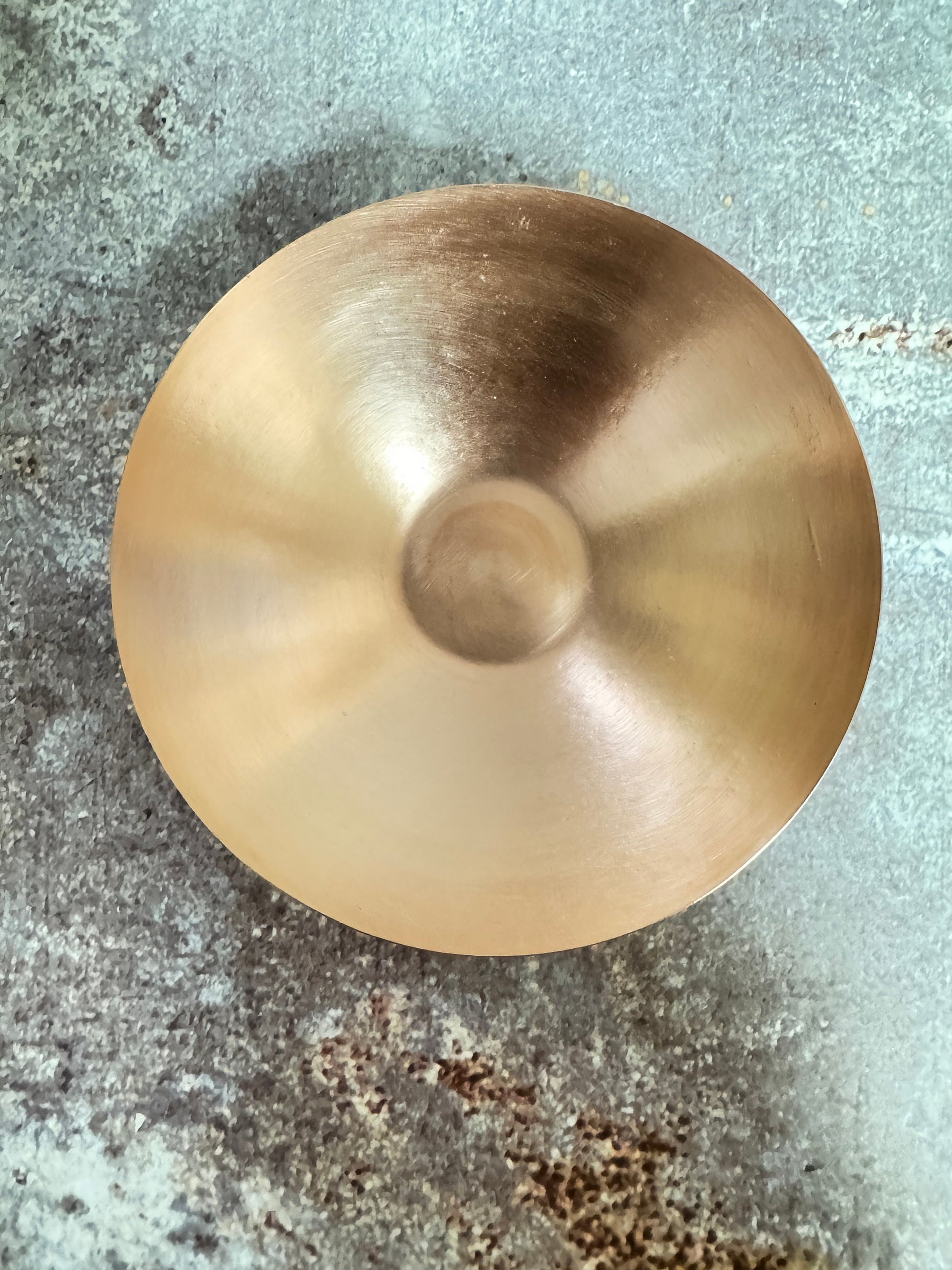 Copper Solid Bowl #6 - Raw Copper - 106mm Diameter, 20ga - 0.6mm thickness, height 1.5 in