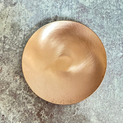 Copper - Solid Bowl , Raw Finish, 22ga Thickness