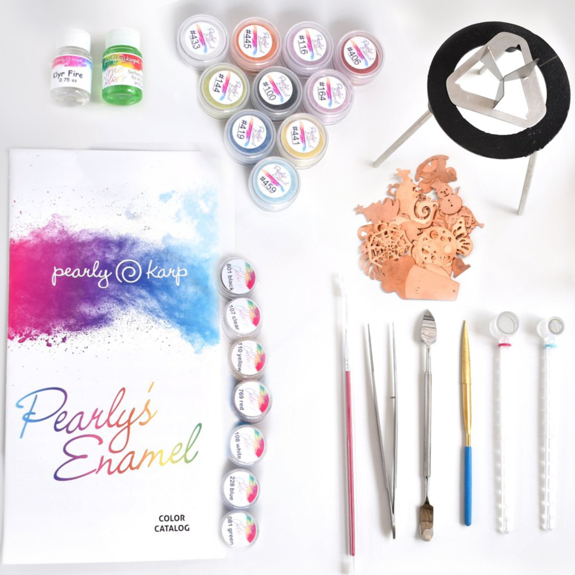 Enameling Supplies The Enamel Kit For Beginner - Fulfill your dream and become an enamel artisan. It has never been easier.
