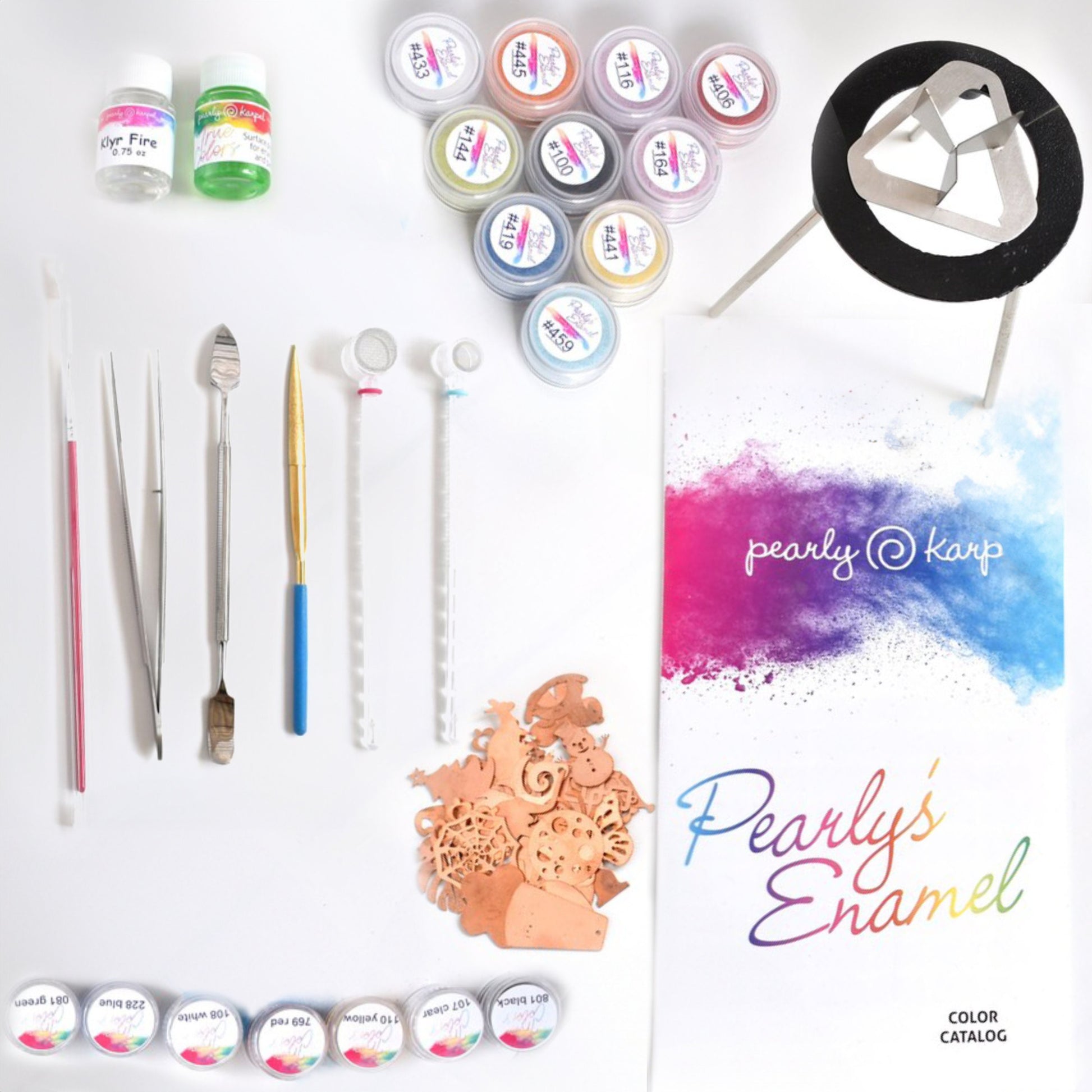 Enameling Supplies The Enamel Kit For Beginner - Fulfill your dream and become an enamel artisan. It has never been easier.