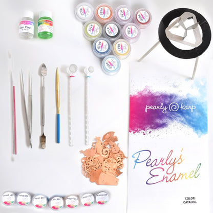 Enameling Supplies The Enamel Kit For Beginner - Fulfill your dream and become an enamel artisan. It has never been easier.