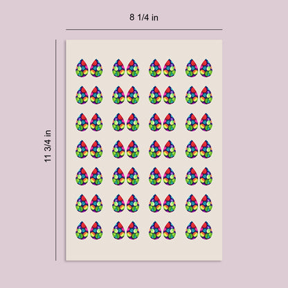 Versatile Ceramic Drop Decals: Enamel, Fusible, Glass Fusing + Waterslide 4121
