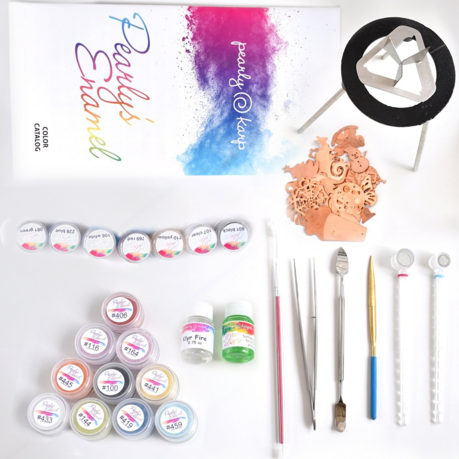 Enameling Supplies The Enamel Kit For Beginner - Fulfill your dream and become an enamel artisan. It has never been easier.