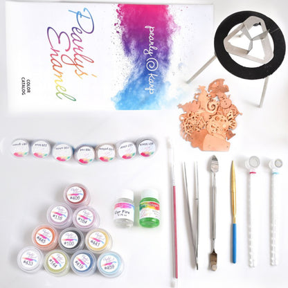 Enameling Supplies The Enamel Kit For Beginner - Fulfill your dream and become an enamel artisan. It has never been easier.