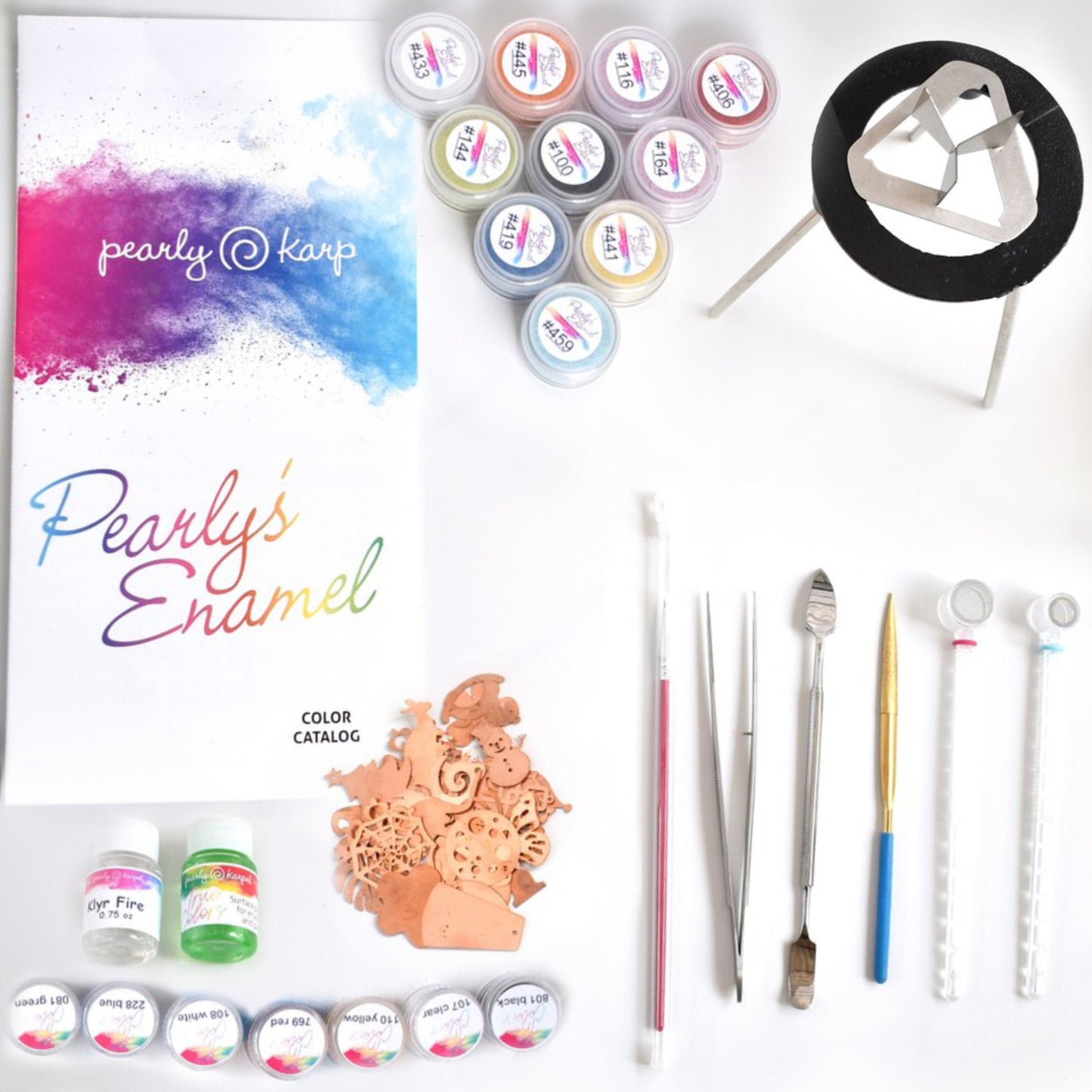 Enameling Supplies The Enamel Kit For Beginner - Fulfill your dream and become an enamel artisan. It has never been easier.