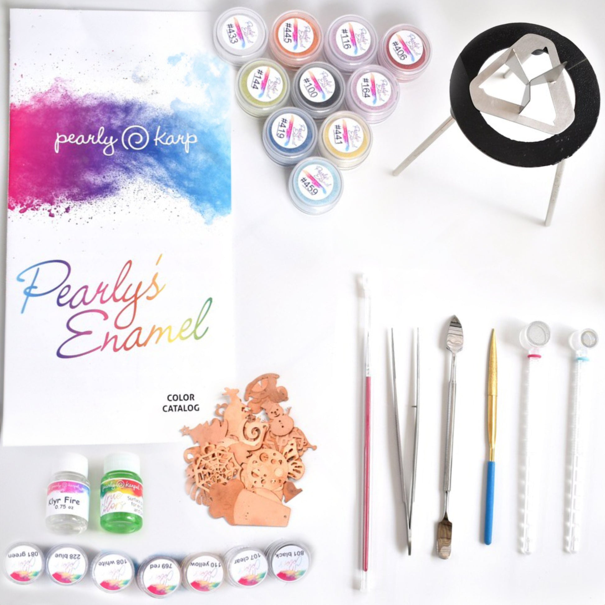 Enameling Supplies The Enamel Kit For Beginner - Fulfill your dream and become an enamel artisan. It has never been easier.