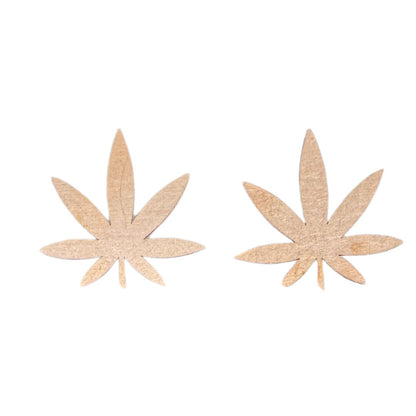 Copper Blanks - #916 Marijuana Leaf Copper Blanks - 24 Gauge, Solid
