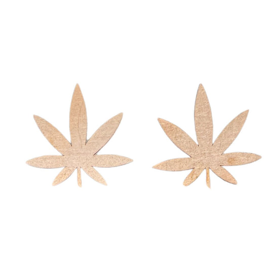 Copper Blanks - #916 Marijuana Leaf Copper Blanks - 24 Gauge, Solid