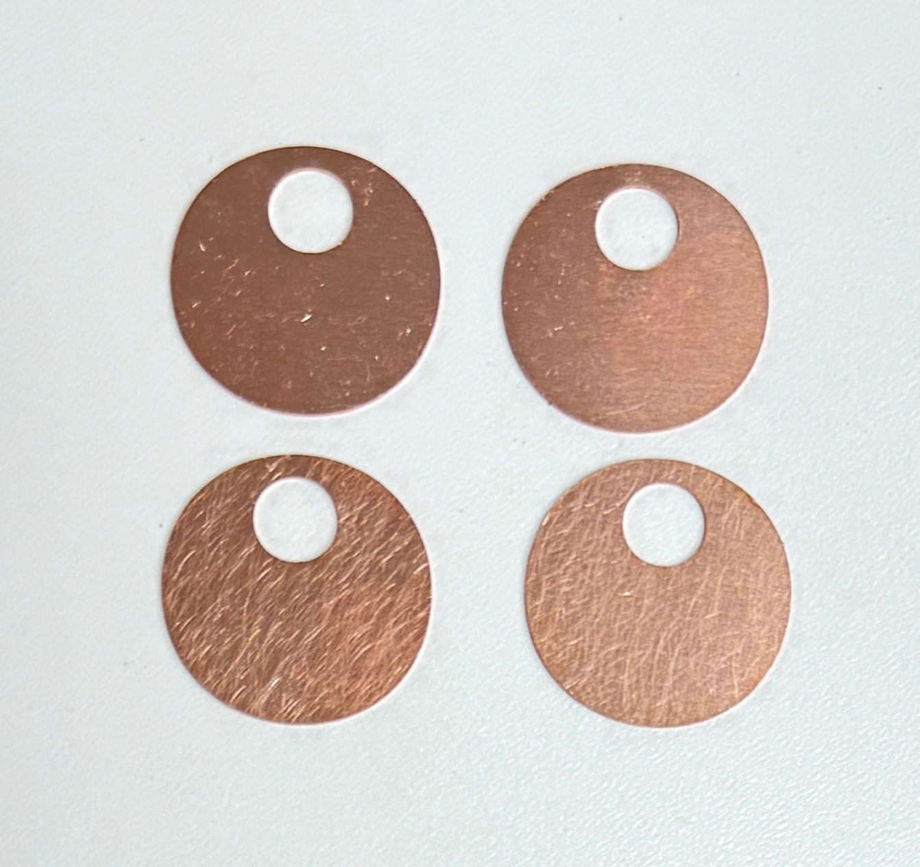 Copper Blanks - 917# Round copper blank, 24 Gauge, Solid