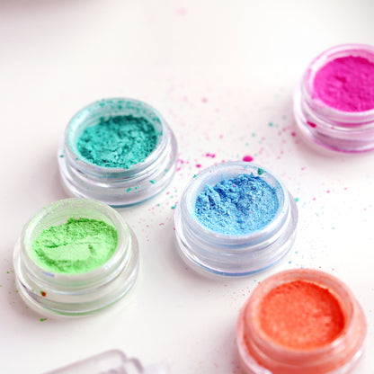 New 100 Pearly's Enamel Powder Samples Transparent Kit (jars of 6gr.) Great for torch/kiln/Cloisonné and Wet Packing Enameling