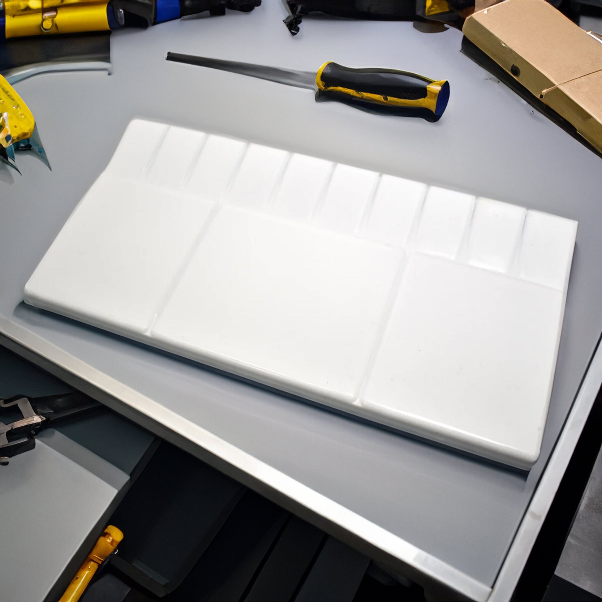 Enameling Supplies Plastic Mixing Palette for Watercolor 25 cells