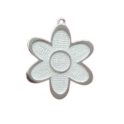 Fine Silver 999 Flower Blanks for Enameling, Just Add Enamel, Jewelry Craft Supplies