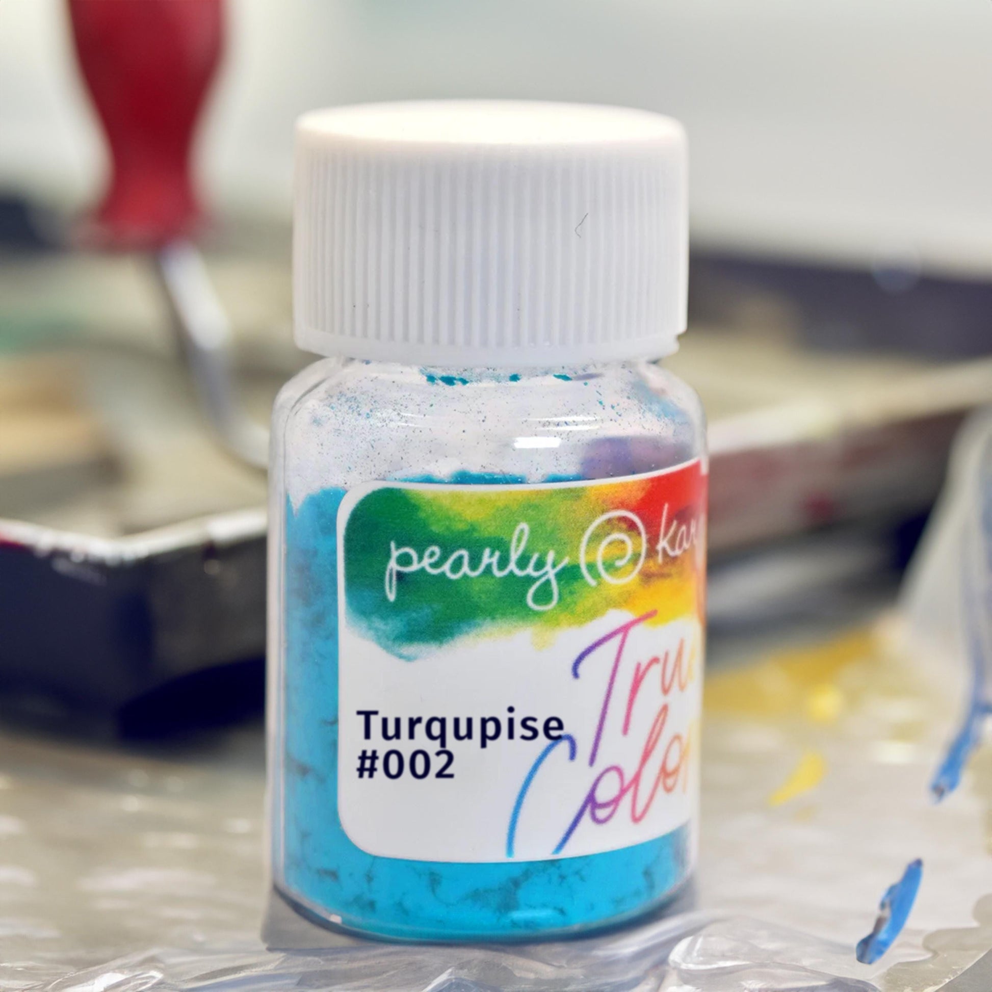 Paints - True Colors Paints For Enamels - Turquoise 002 Lead Free