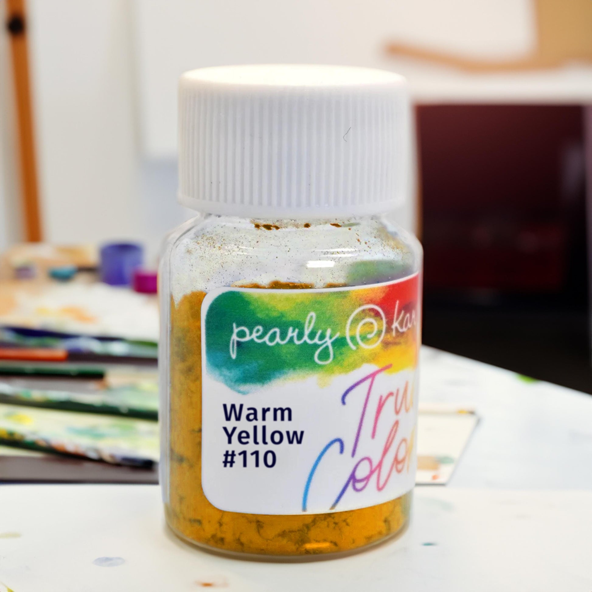 Paints - True Colors Paints For Enamels - Warm Yellow 110, Lead Free