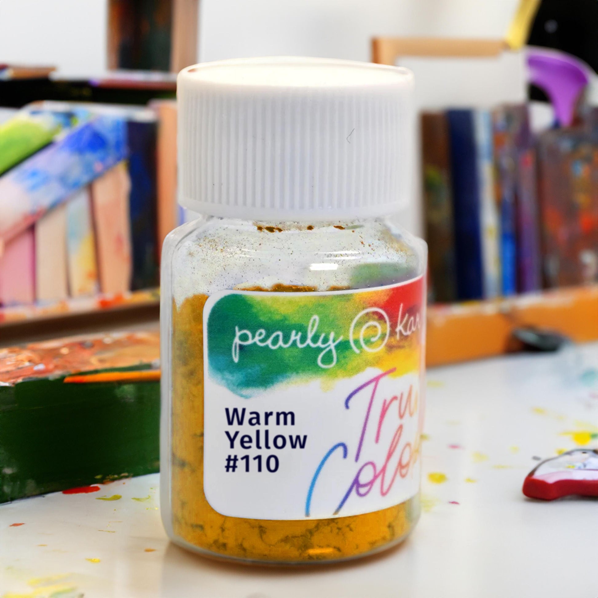 Paints - True Colors Paints For Enamels - Warm Yellow 110, Lead Free