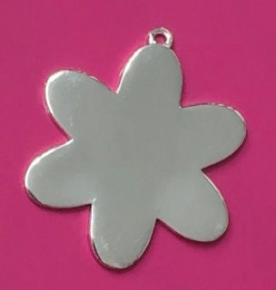 Fine Silver 999 Flower Blanks for Enameling, Just Add Enamel, Jewelry Craft Supplies
