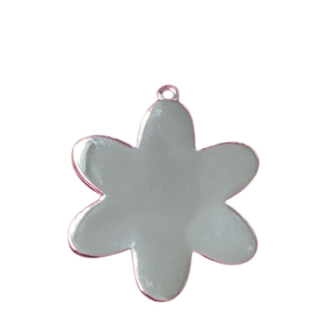 Fine Silver 999 Flower Blanks for Enameling, Just Add Enamel, Jewelry Craft Supplies