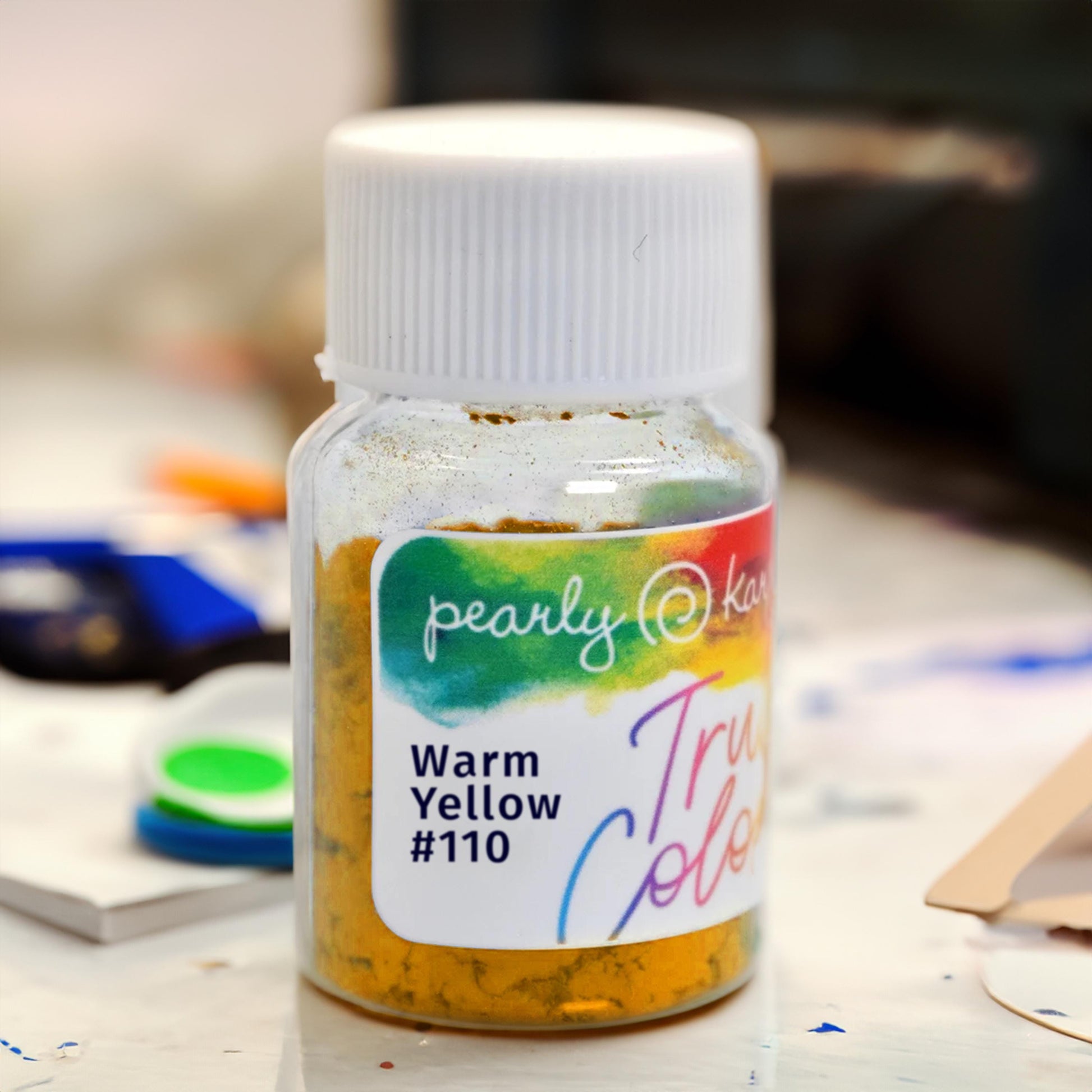 Paints - True Colors Paints For Enamels - Warm Yellow 110, Lead Free