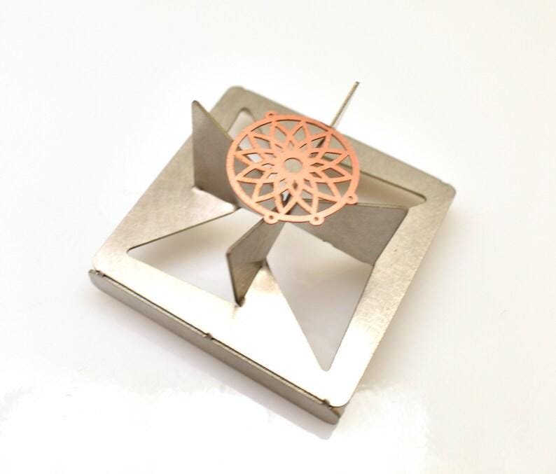 Metal Trivet Tool, Hand Tool, Kiln Enamel Tool, Torch Fired Enamel Tool, Enameling Tool, Painting with Fire, Enameling Supplies