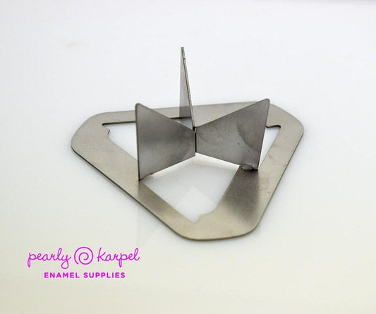 3 Prong Trivet, Trivets for Torch Fire metal working, Stainless Steel Kiln Firing Stilt for Enameling Enamel Work