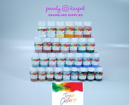 Enameling Paints Powder 10g, Gold or Silver Colors, Vitreous Enamel, Powder Enamel, Glass for Metal, Enameling Supplies