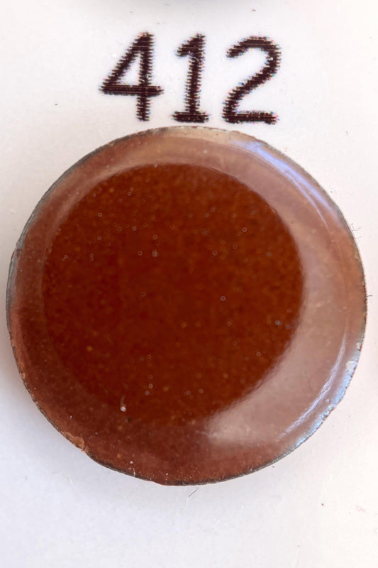 New, Pearly's Enamel Powder No. 412 Opaque Rich Terracotta 3 oz. (85gr.) Great for torch/kiln/Cloisonné and Wet Packing Enameling