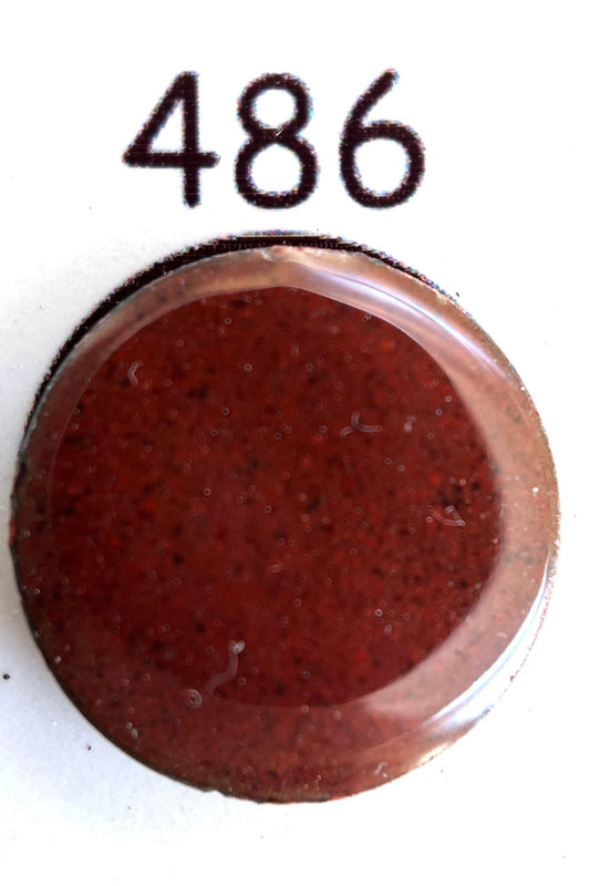 Pearly's Enamel Powder No. 486 Opaque Mahogany Flame 3oz. (85gr.) Great for torch/kiln/Cloisonné and Wet Packing Enameling