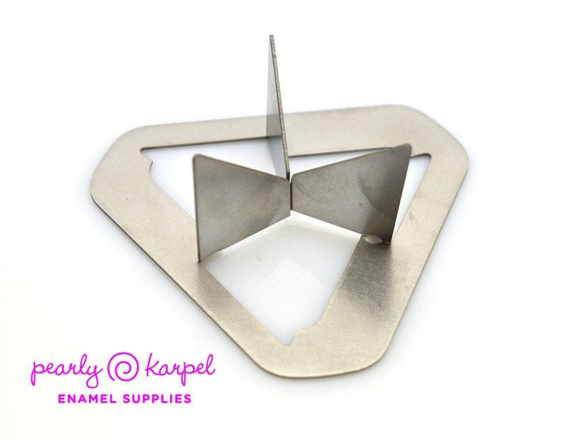 3 Prong Trivet, Trivets for Torch Fire metal working, Stainless Steel Kiln Firing Stilt for Enameling Enamel Work