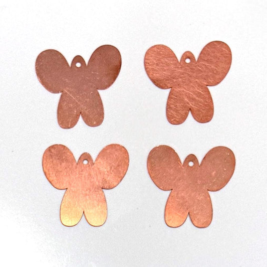 Copper Blanks - 182# Butterfly copper blank - 24 Gauge, Solid