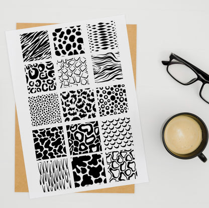 Decals, Doodles Ceramic decals - Enamel Decal - Fusible Decal - Glass Fusing Decal ~ Waterslide Decal 4006