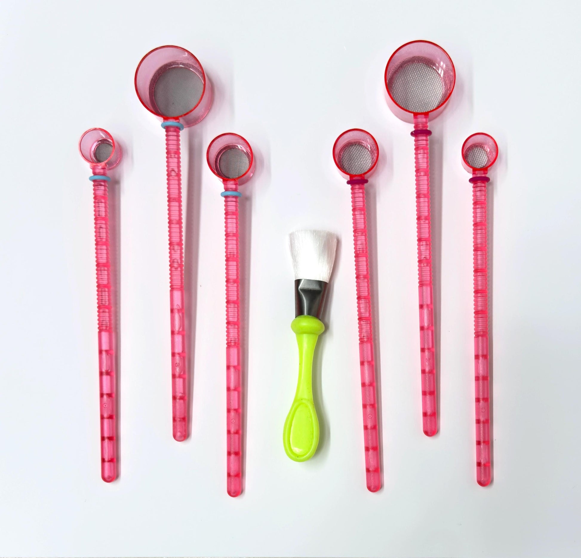 Tools Enameling Sifters Kit for copper/silver/gold enameling, lampwork beads, glass fusing, mesh 40 80 100 150 200, 0.5", 0.75", 1.25"