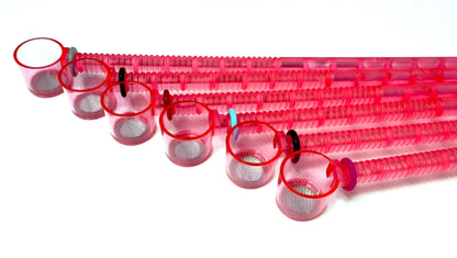 Sifters for copper/silver/gold enameling, lampwork beads, glass fusing, mesh 40 80 100 150 200, 0.5", 0.75", 1.25"