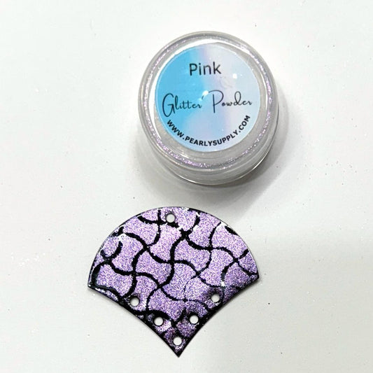 Pink Chameleon Glitter Powder - LEAD FREE - Iridescent Shifting Colors for Art, Enameling, and DIY Projects