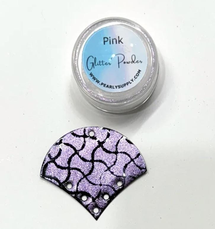 Purple Chameleon Glitter Powder - LEAD FREE - Iridescent Shifting Colors for Art, Enameling, and DIY Projects