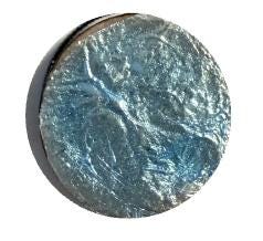 New Pearly's Enamel Powder #613 Transparent Lead-Free Light Aqua 1oz (28gr.) Great for torch/kiln/Cloisonné and Wet Packing Enameling