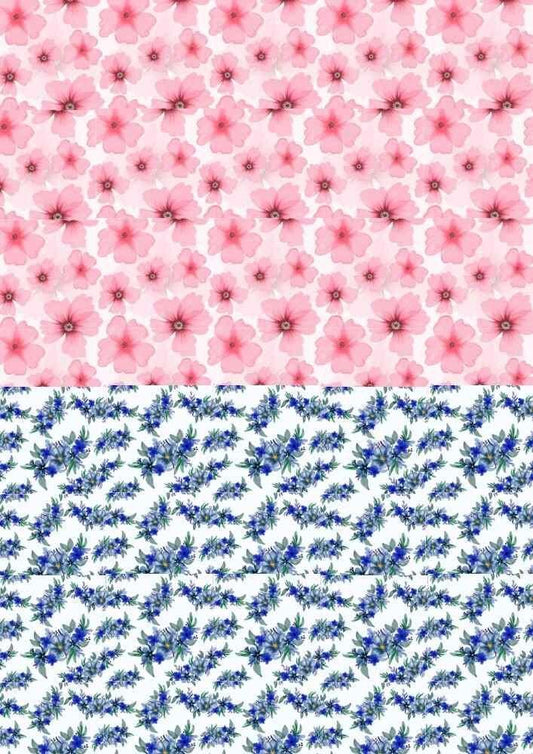 Ceramic Decals, Enamel and Glass Fusing Decals, Waterslide Decal, Botanical Floral Decals, Flower Decals for Jewelry Making