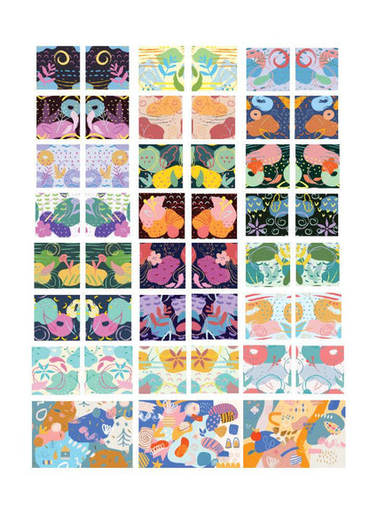 Abstract Art Ceramic and Enamel Decals, Glass Fusing Decals, Waterslide Image Transfers, Handcrafting Jewelry