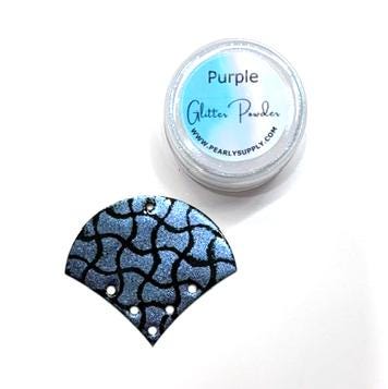 Purple Chameleon Glitter Powder - LEAD FREE - Iridescent Shifting Colors for Art, Enameling, and DIY Projects