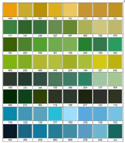 Pearly&#39;s Enamel Powder Green Collection 3oz. (85gr.) Great for torch/kiln/Cloisonné and Wet Packing Enameling