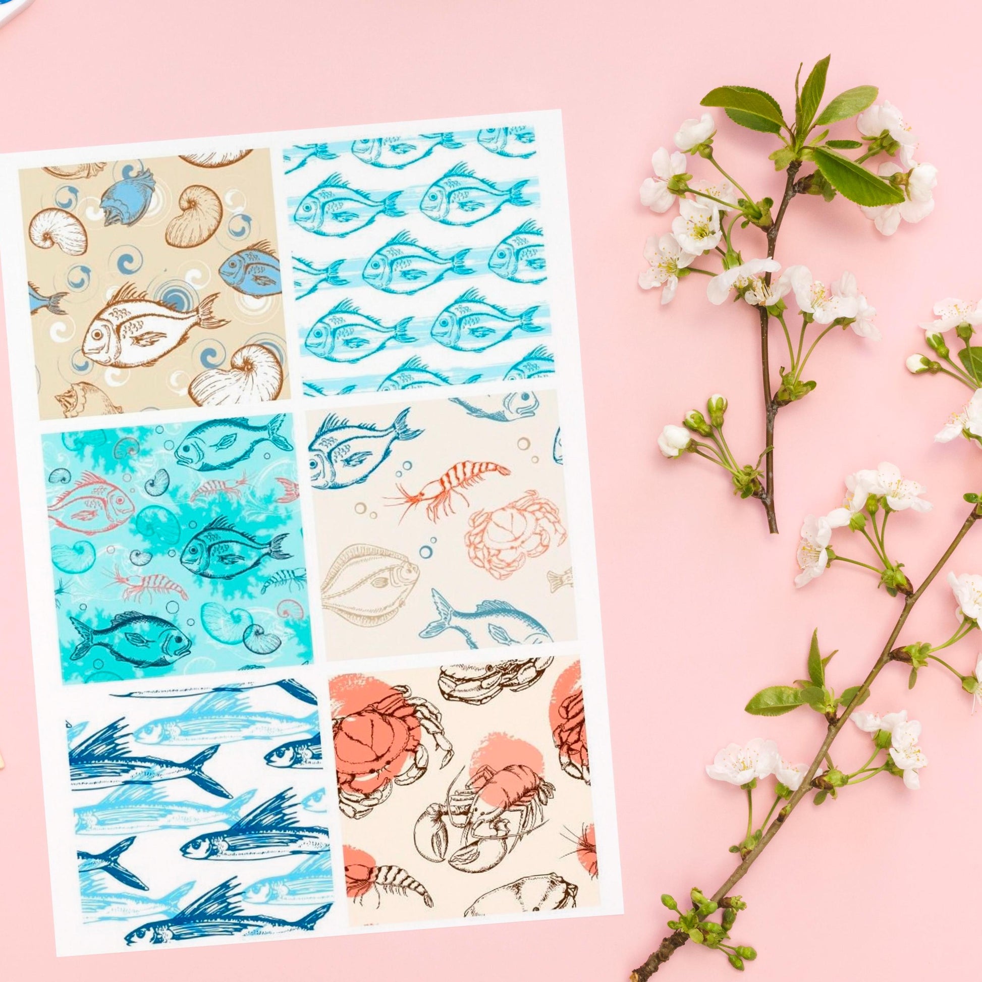 Decals, Ceramic decals - Enamel Decal - Fusible Decal - Glass Fusing Decal ~ Waterslide Decal - 3010