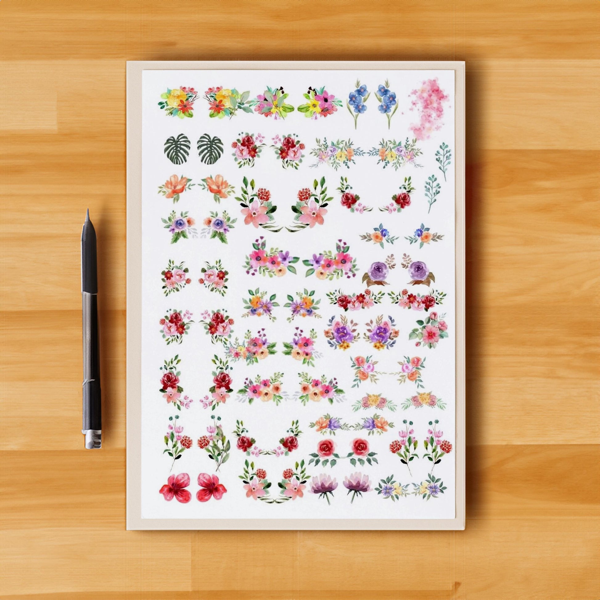 Decals, Ceramic decals - Enamel Decal - Fusible Decal - Glass Fusing Decal ~ Waterslide Decal - 3012