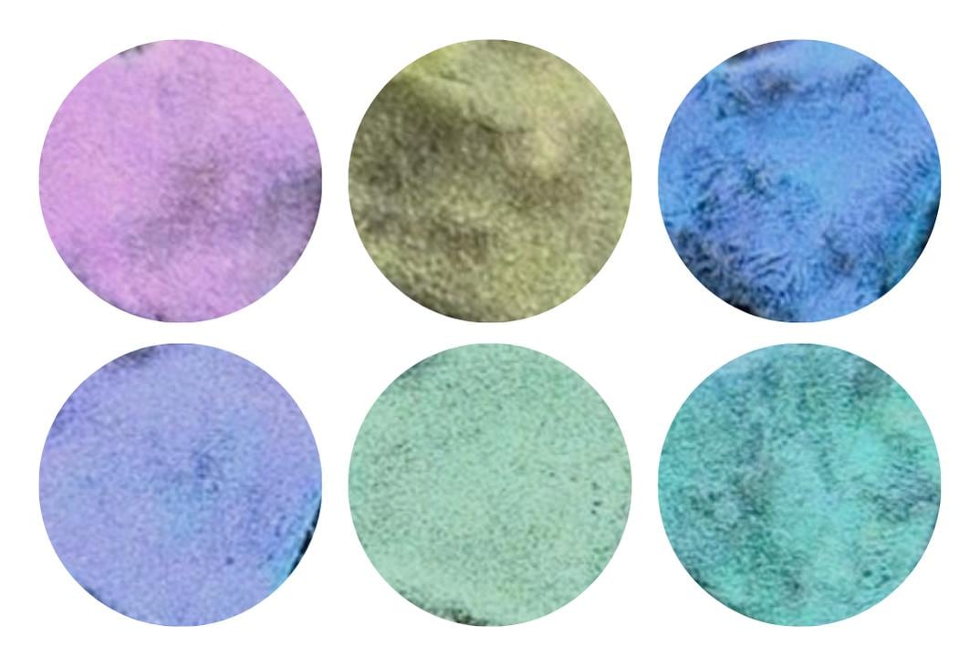 Mystic Reveal Palette – 6 White Enamels That Transform into Metallic Colors!