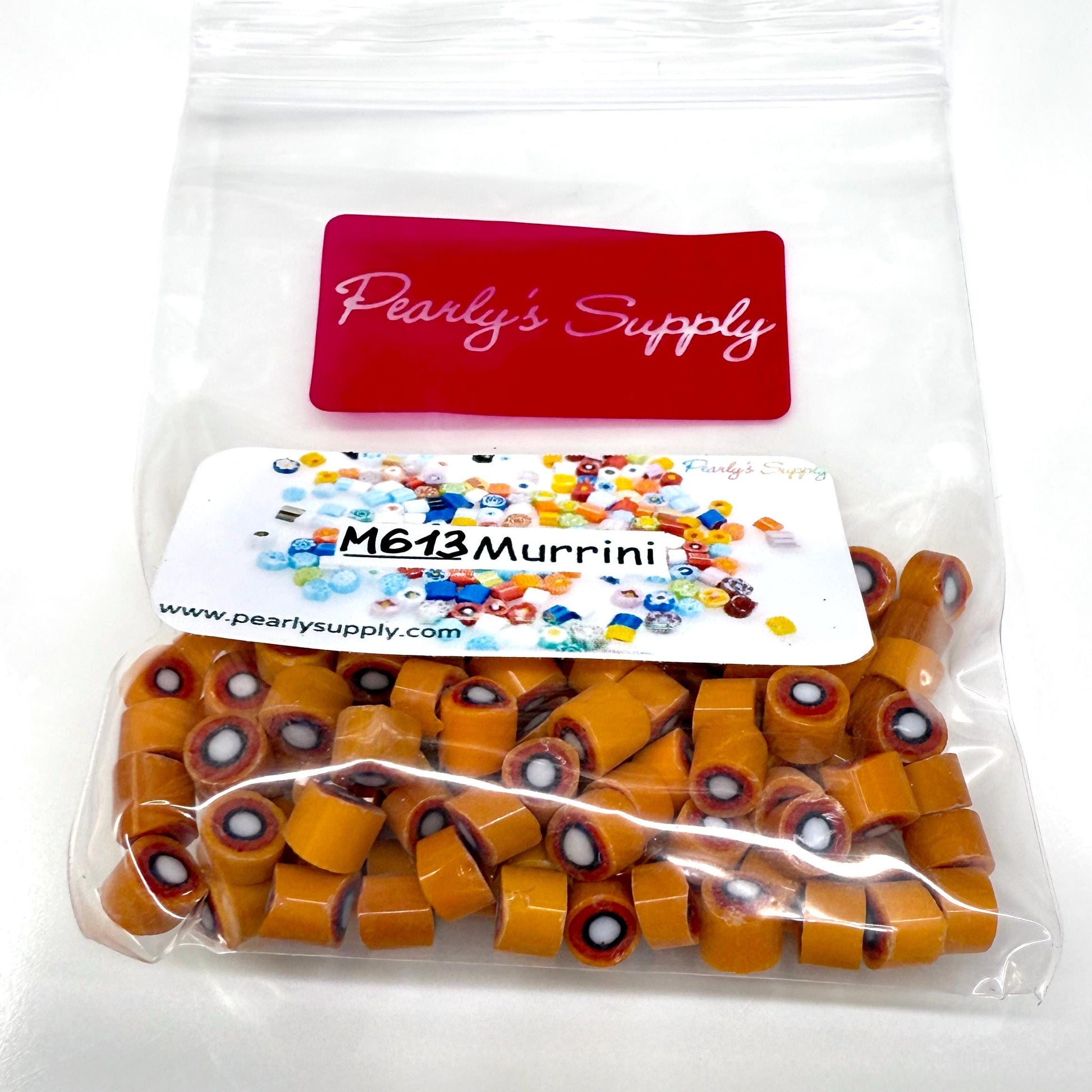 Glass Murrini – 1oz (28g) | COE 104 | Lampwork, Enameling, Fusing, Jewelry Supplies - M613 - between 90-140 pcs 5-6mm