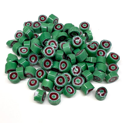 Glass Murrini – 1oz (28g) | COE 104 | Lampwork, Enameling, Fusing, Jewelry Supplies - M614 - between 90-140 pcs 5-6mm