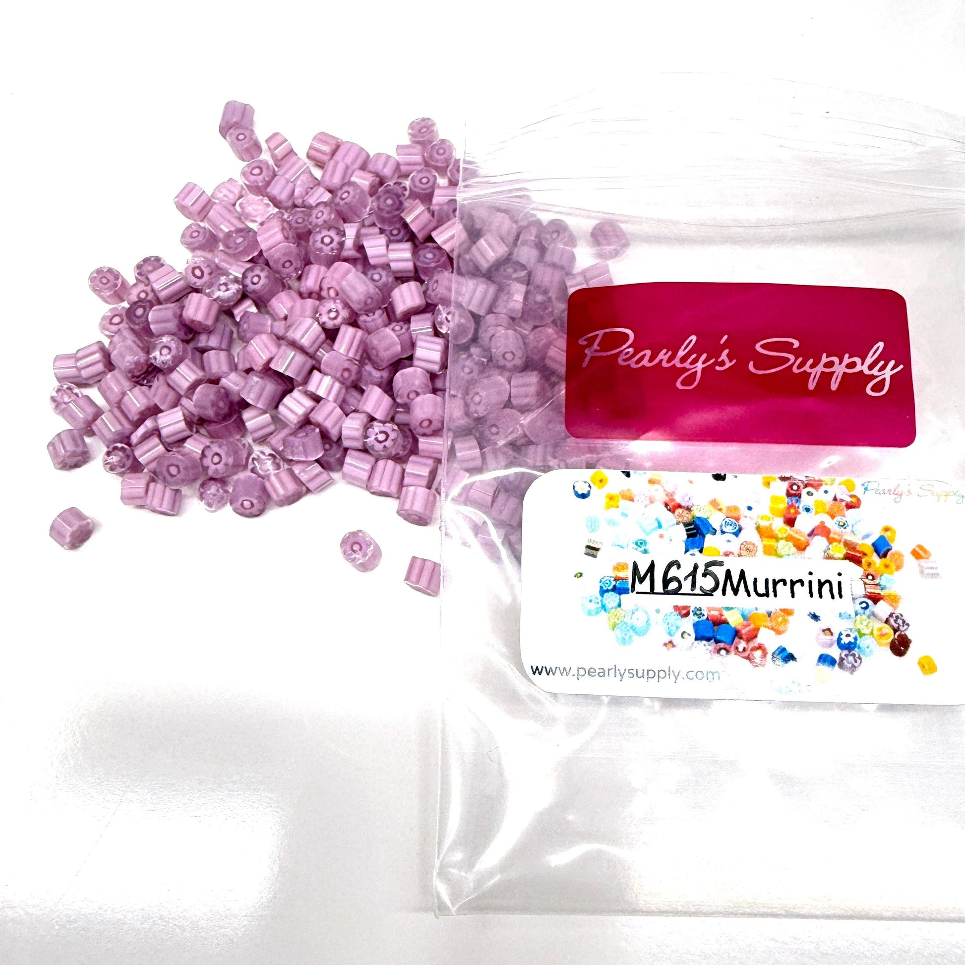 Glass Murrini – 1oz (28g) | COE 104 | Lampwork, Enameling, Fusing, Jewelry Supplies - M615 - between 90-140 pcs 5-6mm